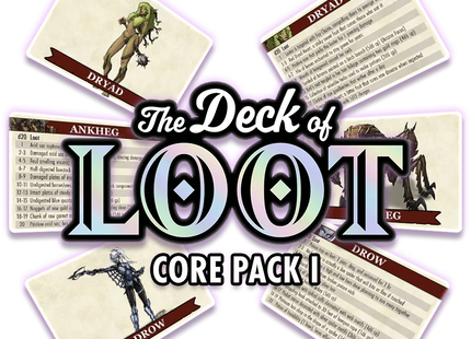 Gamers Guild AZ Tome of Summoning The Deck of Loot: Core Pack 1 - CR 0-6 (Pre-Order) Quartermaster Direct
