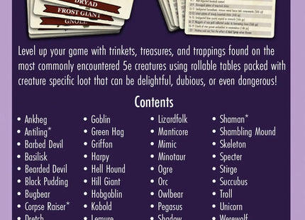 Gamers Guild AZ Tome of Summoning The Deck of Loot: Core Pack 1 - CR 0-6 (Pre-Order) Quartermaster Direct