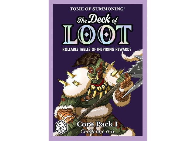 Gamers Guild AZ Tome of Summoning The Deck of Loot: Core Pack 1 - CR 0-6 (Pre-Order) Quartermaster Direct