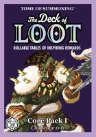 Gamers Guild AZ Tome of Summoning The Deck of Loot: Core Pack 1 - CR 0-6 (Pre-Order) Quartermaster Direct