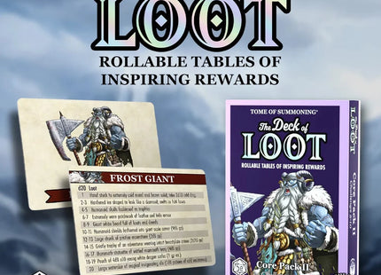 Gamers Guild AZ Tome of Summoning The Deck of Loot: Core Pack 2 - CR 5-10 (Pre-Order) Quartermaster Direct