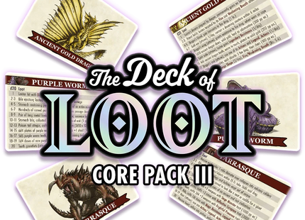Gamers Guild AZ Tome of Summoning The Deck of Loot: Core Pack 3 - CR 11-30 (Pre-Order) Quartermaster Direct