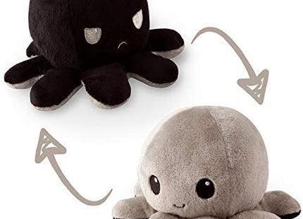 Gamers Guild AZ Toy Reversible Octopus Plushie: Black and Gray ACD Distribution