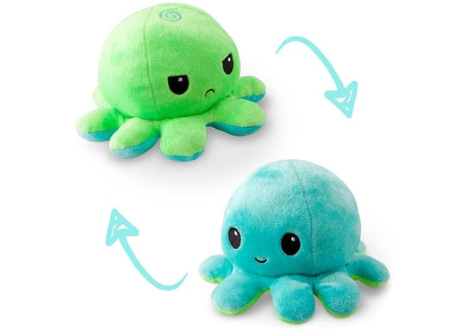 Gamers Guild AZ Toy Reversible Octopus Plushie: Green/Aqua ACD Distribution