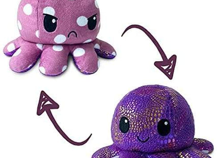 Gamers Guild AZ Toy Reversible Octopus Plushie: Polka Dot/Shimmer ACD Distribution