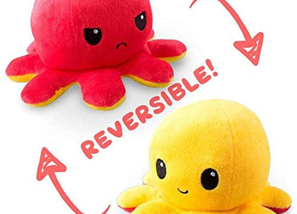 Gamers Guild AZ Toy Reversible Octopus Plushie: Red and Yellow ACD Distribution