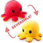Gamers Guild AZ Toy Reversible Octopus Plushie: Red and Yellow ACD Distribution