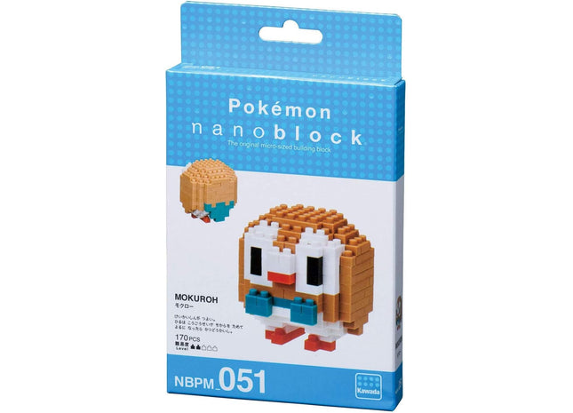 Gamers Guild AZ Toy Rowlet Nanoblock Pokemon Series HobbyTyme