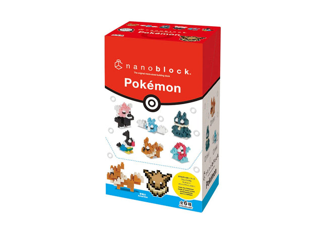 Gamers Guild AZ Toy Type Normal Set of Six Nanoblock Pokemon Series HobbyTyme
