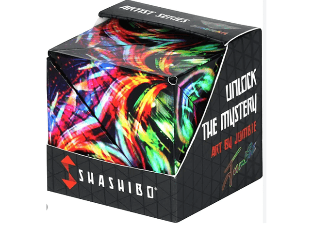 Gamers Guild AZ Toys Shashibo Jumbie Artist Shape Shifting Box - Cosmic Surfer Fun In Motion