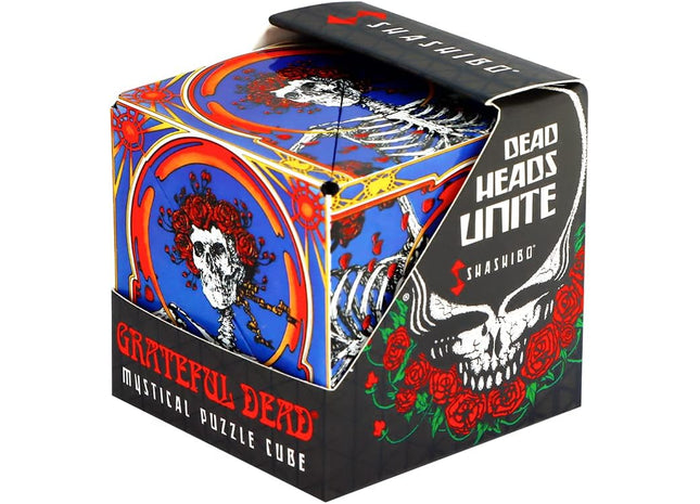 Gamers Guild AZ Toys Shashibo Shape Shifting Box - Grateful Dead Skulls & Roses Fun In Motion