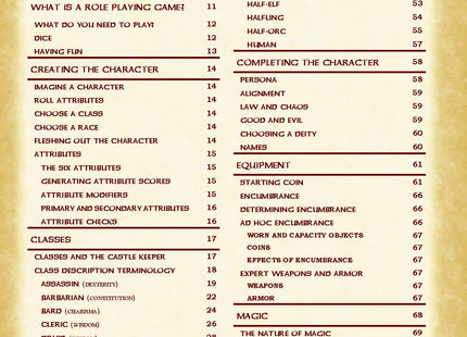 Gamers Guild AZ Troll Lord Games Castles & Crusades: Player's Handbook (Pre-Order) ACD Distribution