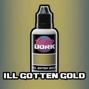 Gamers Guild AZ Turbo Dork Turbo Dork: Metallic Acrylic Paint: Ill Gotten Gold (20ML Bottle) GTS