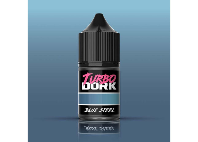 Gamers Guild AZ Turbo Dork Turbo Dork: Metallics Acrylic Paint: Blue Steel (22ml Bottle) GTS