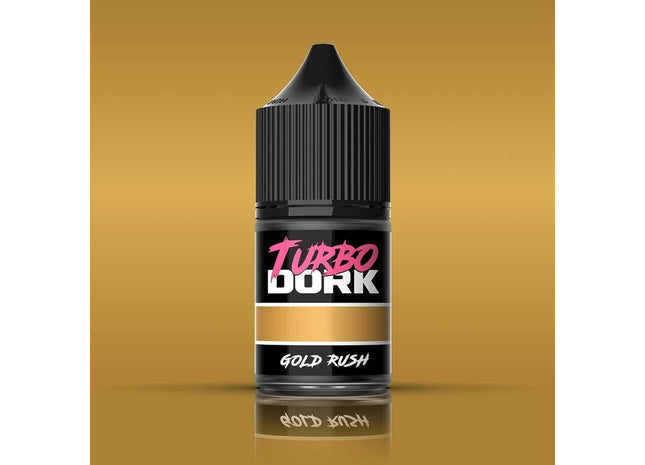 Gamers Guild AZ Turbo Dork Turbo Dork: Metallics Acrylic Paint: Gold Rush (22ml Bottle) GTS