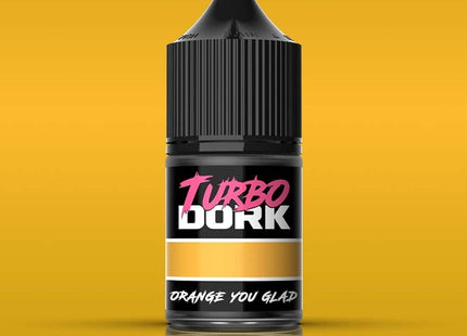 Gamers Guild AZ Turbo Dork Turbo Dork: Metallics Acrylic Paint: Orange You Glad (22ml Bottle) GTS