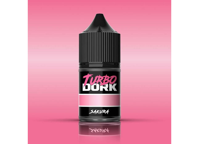 Gamers Guild AZ Turbo Dork Turbo Dork: Metallics Acrylic Paint: Sakura (22ml Bottle) GTS