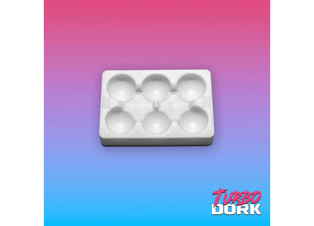 Gamers Guild AZ Turbo Dork Turbo Dork Small White Silicone Dry Palette Gamers Guild AZ