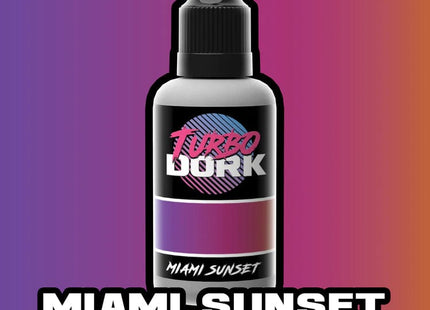 Gamers Guild AZ Turbo Dork Turbo Dork: Turboshift Acrylic Paint: Miami Sunset (20ML Bottle) GTS