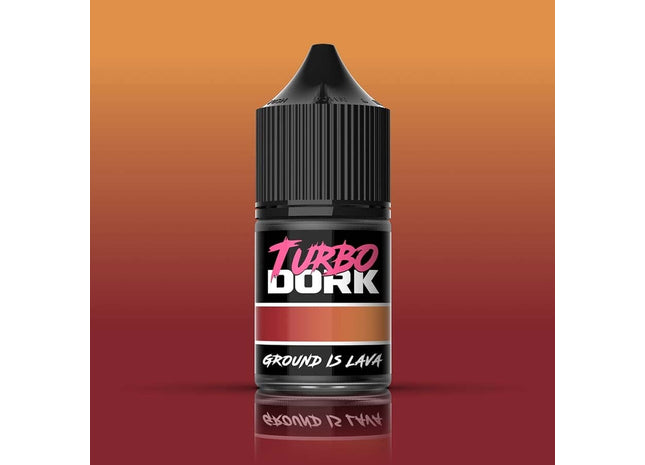 Gamers Guild AZ Turbo Dork Turbo Dork: Turboshifts Acrylic Paint: Ground Is Lava (22ml Bottle) GTS