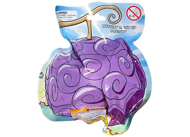 Gamers Guild AZ UCC Distributing Inc. One Piece Devil Fruit - Mystery Light Up Squishy - Blind Bag Toy Temple