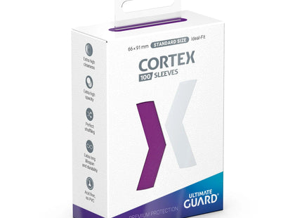 Gamers Guild AZ Ultimate Guard Cortex Sleeves: Standard Size Glossy Purple (100ct) (Pre-Order) GTS