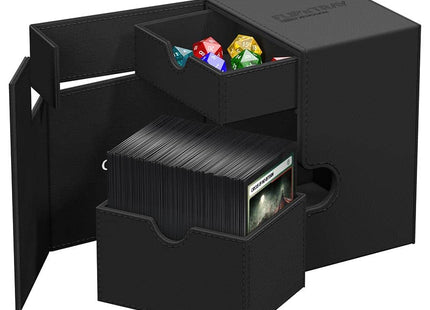 Gamers Guild AZ Ultimate Guard Deck Case 133+ Flip'N'Tray: Monocolor Black (Pre-Order) GTS