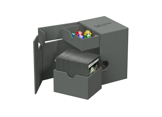 Gamers Guild AZ Ultimate Guard Deck Case 133+ Flip'N'Tray: Monocolor Grey (Pre-Order) GTS