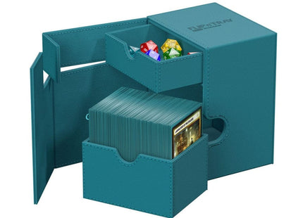 Gamers Guild AZ Ultimate Guard Deck Case 133+ Flip'N'Tray: Monocolor Petrol - Black Friday Southern Hobby