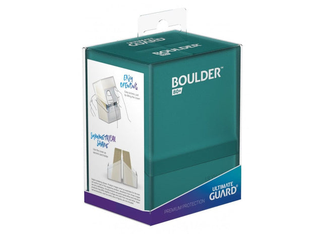 Gamers Guild AZ Ultimate Guard Deck Case 80+ Boulder Malachite GTS