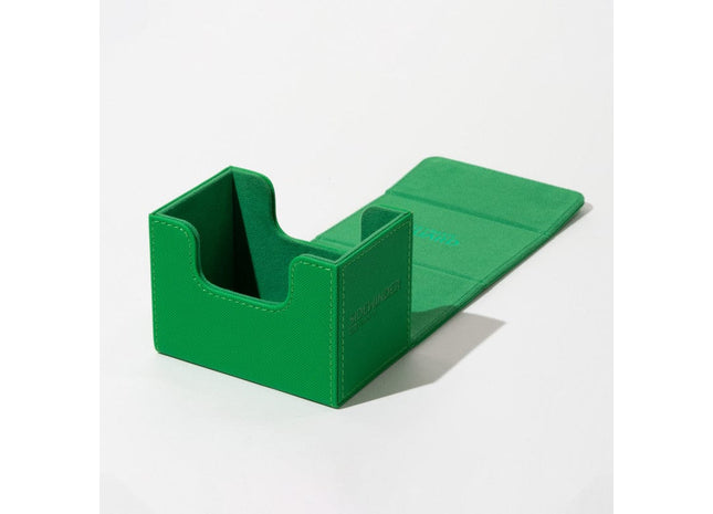 Gamers Guild AZ Ultimate Guard Sidewinder 80+ Xenoskin Deck Case - Mono-Color Green Southern Hobby