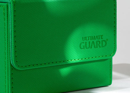 Gamers Guild AZ Ultimate Guard Sidewinder 80+ Xenoskin Deck Case - Mono-Color Green Southern Hobby
