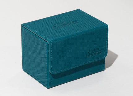 Gamers Guild AZ Ultimate Guard Sidewinder 80+ Xenoskin Deck Case - Mono-Color Petrol Southern Hobby