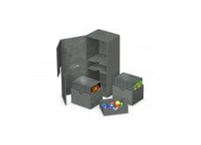 Gamers Guild AZ Ultimate Guard Twin Flip 'n' Tray 266+ Xenoskin Deck Case - Grey Southern Hobby