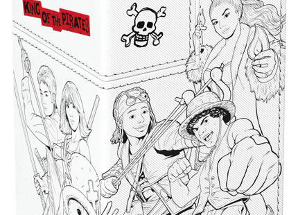 Gamers Guild AZ Ultimate Guard Ultimate Guard: Flip'N'Tray 80+ Xenoskin - One Piece: Sketch (Pre-Order) AGD