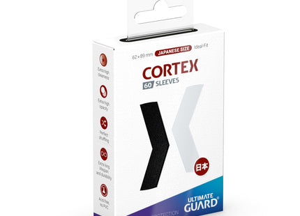 Gamers Guild AZ Ultimate Guard Ultimate Guard: Sleeves - Cortex Japanese Black Glossy Southern Hobby