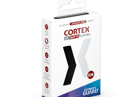Gamers Guild AZ Ultimate Guard Ultimate Guard: Sleeves - Cortex Japanese Black Matte Southern Hobby