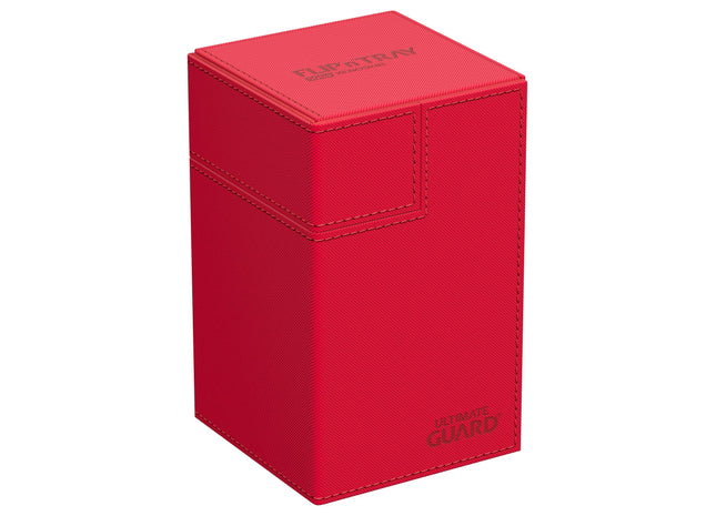 Gamers Guild AZ Ultimate Guard Ultimate Guard Xenoskin Flip'n'Tray Deck Case 80+ Red GTS