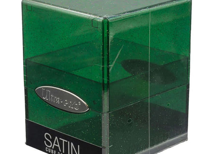 Gamers Guild AZ Ultra Pro Member's Clearance Ultra Pro: Boxes - Satin Cube Glitter Green GTS