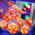 Gamers Guild AZ Ultra Pro One-Up Dice: Polyhedral Cartridge 7ct Sets: Fireball INFINITE BLACK LLC
