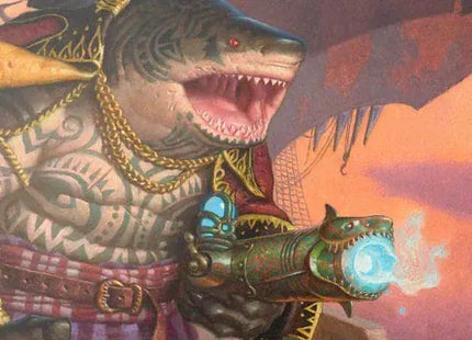 Gamers Guild AZ Ultra Pro Ultra Pro Aetherdrift Captain Howler, Sea Scourge Playmat for Magic: The Gathering Discontinue