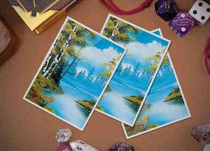 Gamers Guild AZ Ultra Pro Ultra Pro Apex Deck Protector Sleeves Bob Ross Lakeside Path 105ct (Pre-Order) GTS