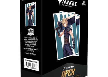 Gamers Guild AZ Ultra Pro Ultra Pro Apex Sleeves: Magic the Gathering: Final Fantasy - Cloud, Ex-Soldier (105ct) (Pre-Order) ACD Distribution