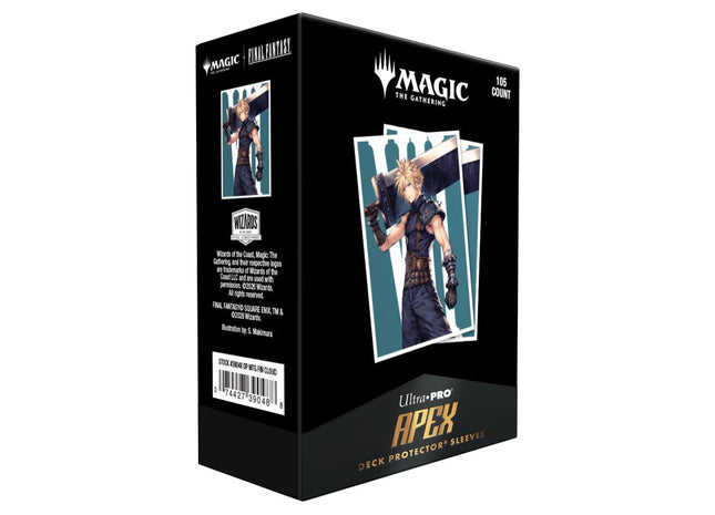 Ultra Pro Magic MTG Final Fantasy Cloud Ex-Soldier 105ct Apex Deck Protector Sleeves
