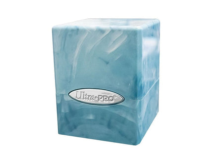 Gamers Guild AZ Ultra Pro Ultra Pro: Boxes - Marble Satin Cube Light Blue and White GTS