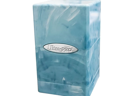 Gamers Guild AZ Ultra Pro Ultra Pro: Boxes - Marble Satin Tower Light Blue and White GTS