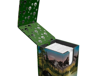 Gamers Guild AZ Ultra Pro Ultra Pro Deck Box: Bob Ross Mighty Mountain Retreat - Alcove Flip (Pre-Order) GTS