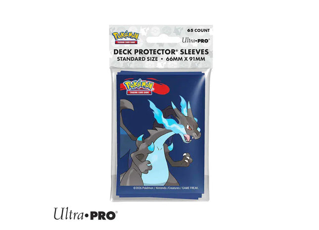 Gamers Guild AZ Ultra Pro Ultra Pro: Deck Protector Sleeves - Mega Charizard X 65ct (Pre-Order) Southern Hobby