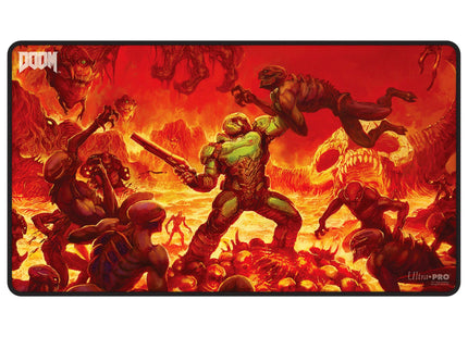 Gamers Guild AZ Ultra Pro Ultra Pro: Doom: Creatures of Hell - Blackstitched Playmat (Pre-Order) AGD