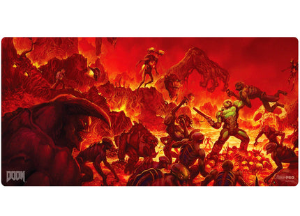 Gamers Guild AZ Ultra Pro Ultra Pro: Doom: Creatures of Hell - Extended Playmat (Pre-Order) AGD